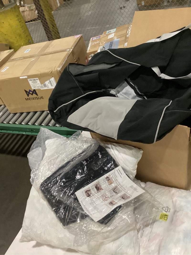 Condition photo showing As Is for Lesure Small Dog Car Seat for Small Dogs - Waterproof Dog Booster Car Seat with Storage Pockets, Clip-On Safety Leash and Thickened Memory Foam Filling, Pet Carseat Puppy Travel Carrier Bed, Black