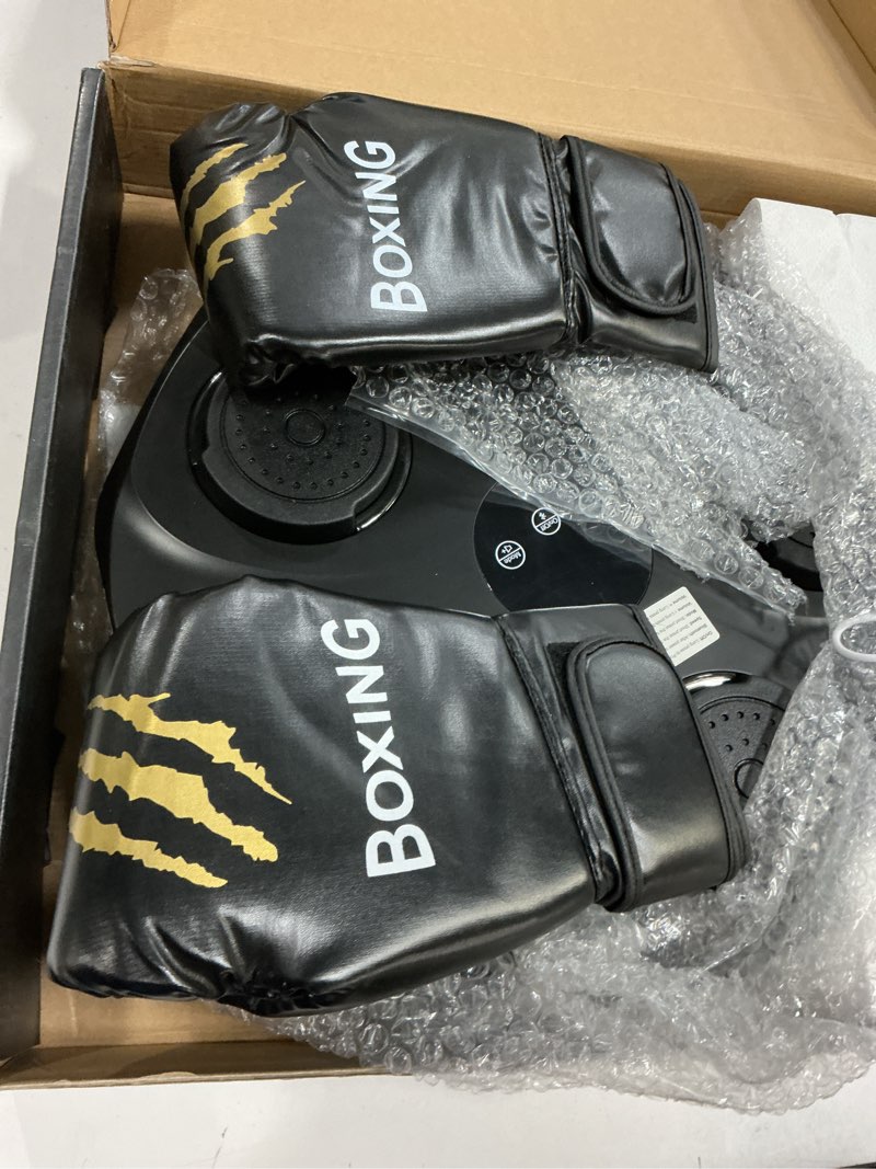 Condition photo showing Good Condition for Music Boxing Machine, Music Punching Trainer with Boxing Gloves, Wall Mounted Electronic Workout Punching Machine for Kids, 1 Pcs