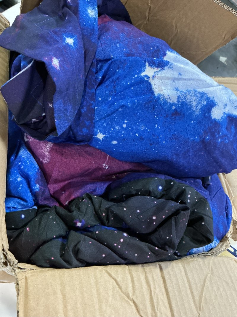 Condition photo showing Good Condition for a nice night galaxy 6pcs bedding sets outer space comforter bed in a bag 3d printed quilt,for children boy girl teen kids,twin 6pcs blue twin(6pcs)
