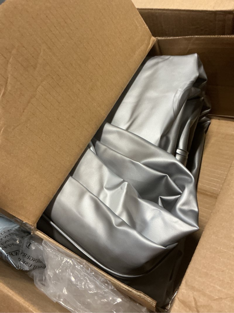 Condition photo showing As Is for vosser twin air mattress with built in pump,18” raised blow up mattress,inflatable mattress in 2 mins,single twin size air mattress for camping,floor&travel, air bed for adults,330lb max silver 18" twin