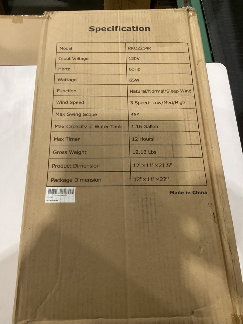 Condition photo showing New/Like New for Evaporative air cooler