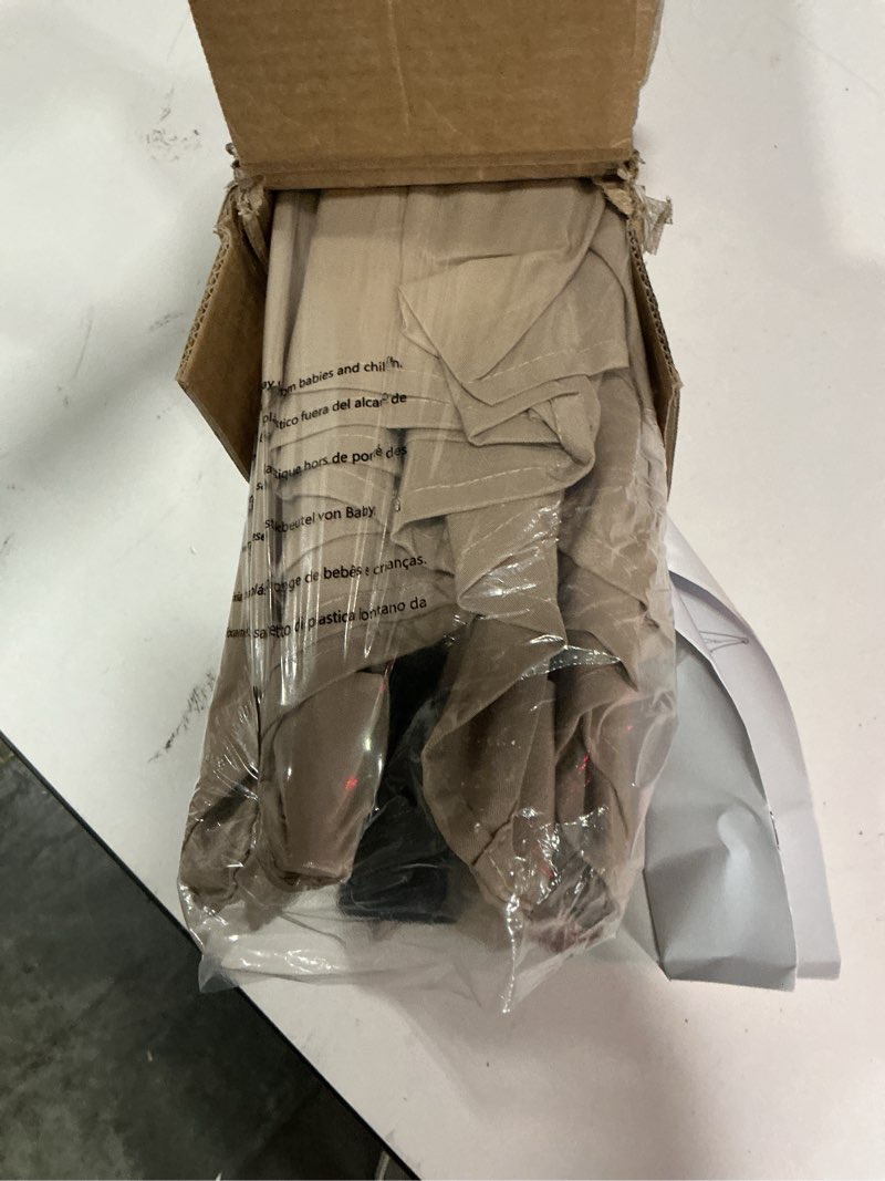 Condition photo showing Good Condition for eliteshade usa 10-year-non-fading 9ft market patio umbrella, upf 50+ uv protection performance sun umbrella, heavy duty commercial grade outdoor table umbrella with crank & tilt, windproof vented top for garden, pool, deck and outdoor playsets,heather beige heather beige 9ft