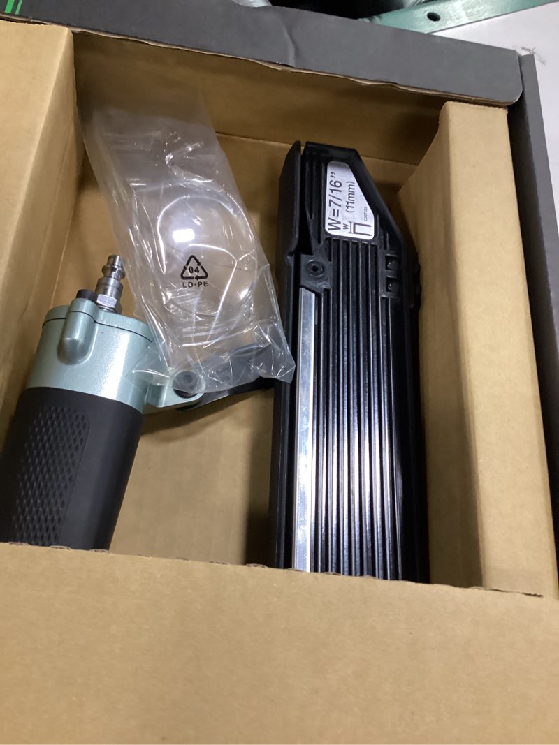 Condition photo showing Good Condition for Metabo HPT 7/16" Standard Crown Stapler, Pro-Preferred Pneumatic Power Nailers, Construction Tool for Roof Decking & Subfloor Install, 16 Gauge Power Stapler, 1" to 2" Crown Staples, N5008AC2 Metabo HPT N5008AC2 Only