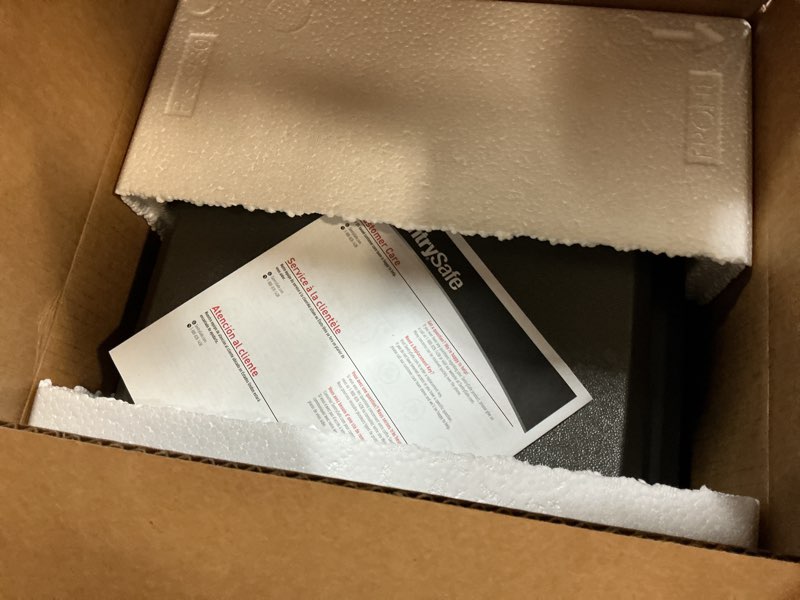 Condition photo showing New/Like New for sentrysafe hd4100 safe box  fire-resistant and water-resistant with key lock 0.65 cu. ft.