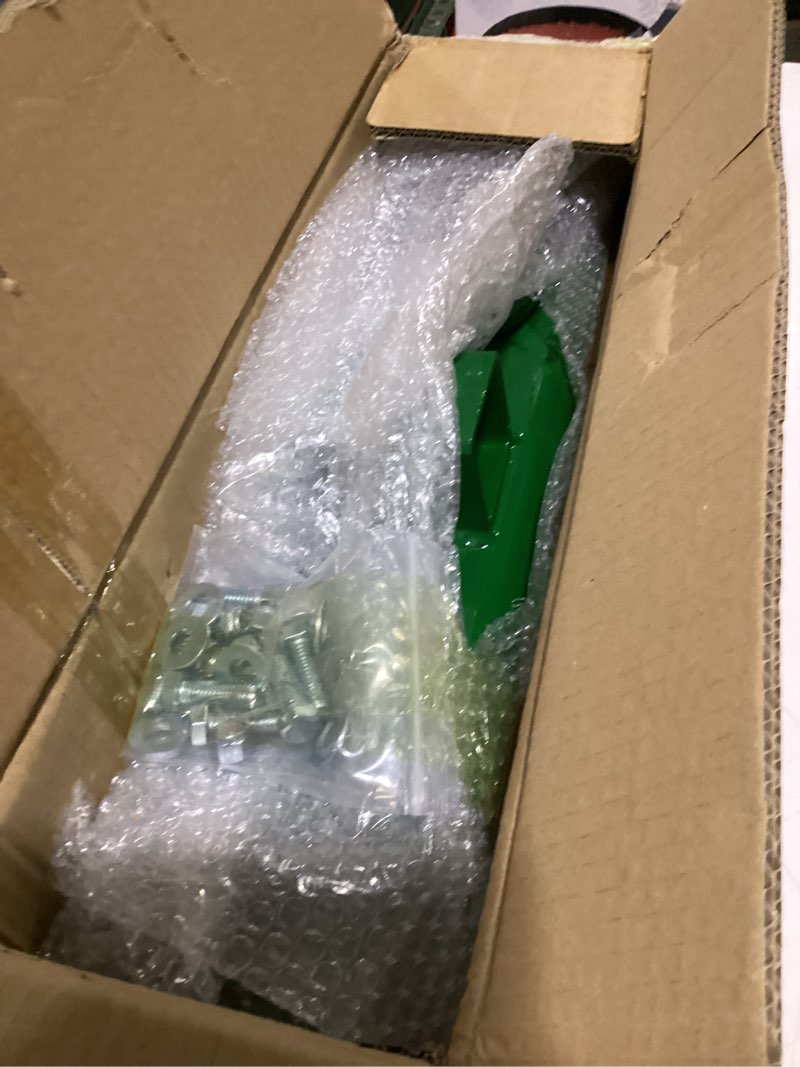 Condition photo showing As Is for jy performance tractor grab hooks compact tractor bucket hooks bolt on compatible with john deere 1025r 2320 2520 2720 2025r 2032r 2038r 3032e 4010 4100 4110 4115 green for john deere