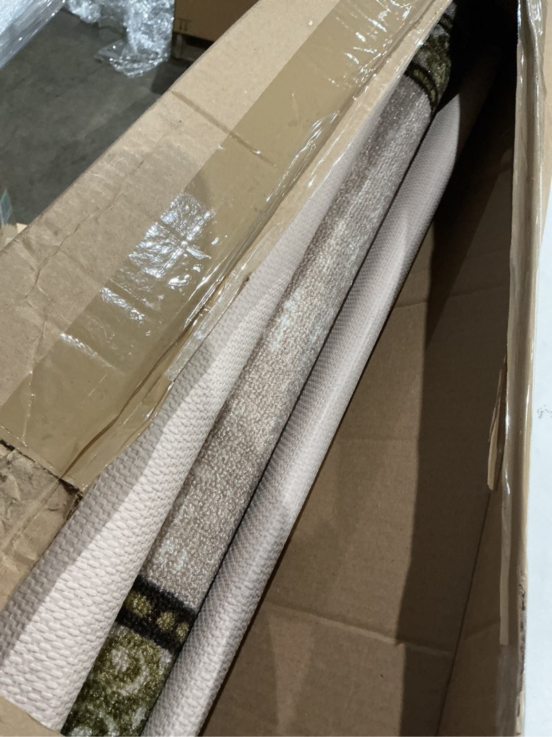 Condition photo showing Good Condition for antep rugs alfombras bordered modern 2x4 non-slip (non-skid) low pile rubber backing kitchen area rug (beige, 2'3" x 4') 2' x 4' (rectangular) beige