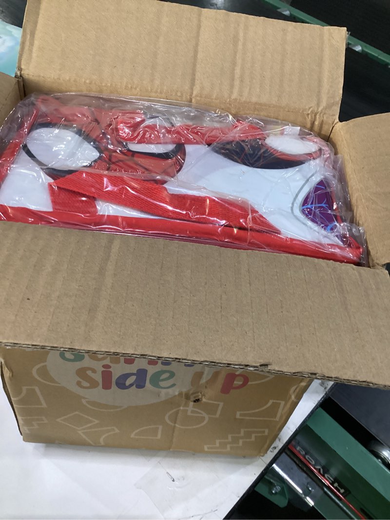 Condition photo showing Good Condition for sunny side up marvel spidey & his amazing friends toddler comforter set - 4 piece preschool bedding includes comforter, sheets & pillow cover – super soft superheroes microfiber bed set multi - spidey & friends 4 piece toddler