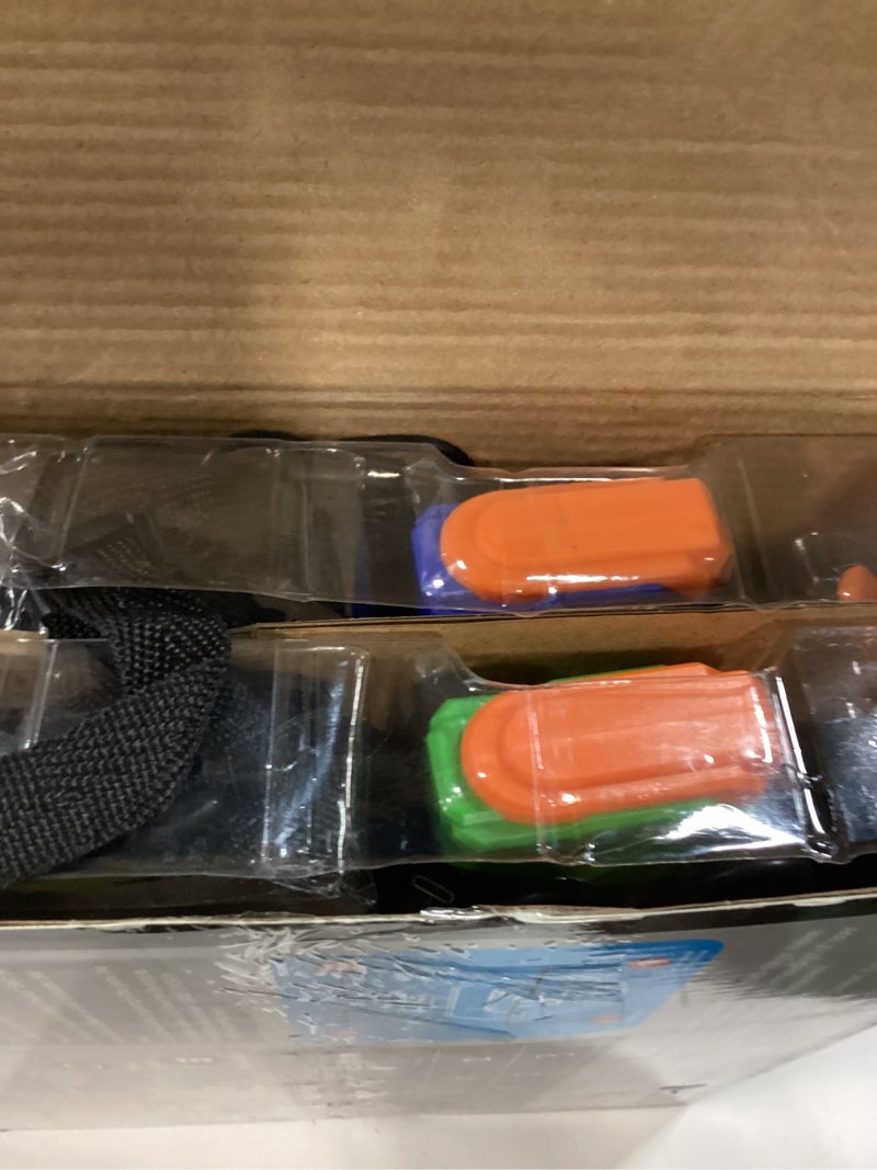 Condition photo showing New/Like New for inodoo rechargeable laser tag guns set of 4 with led digital multi-functional vests birthday gifts toys for kids boys girls 8 9 10 11 12+ years old christmas ablue/red/green/yellow