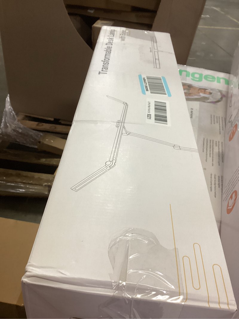 Condition photo showing New/Like New for 36W 3000LM Ultra Bright Architect Desk Lamp with Base, 47.4Inches Wide Tall Overhead Desk Light for Home Office, Dimmable Table Light with Remote for Desktop Working,Drafting,Reading Black