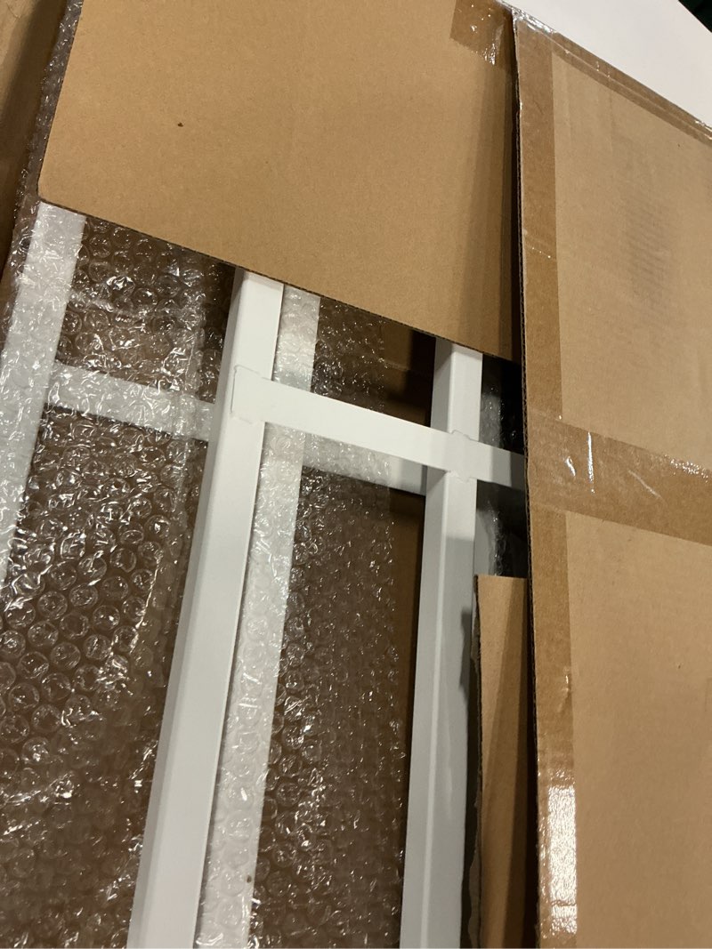 Condition photo showing New/Like New for fixed window safety guard 19”x 38” *2 pack adjustable width prevents accidental falls,non-egress, tamper resistant screws included,white 2 pack * 19x38 inches