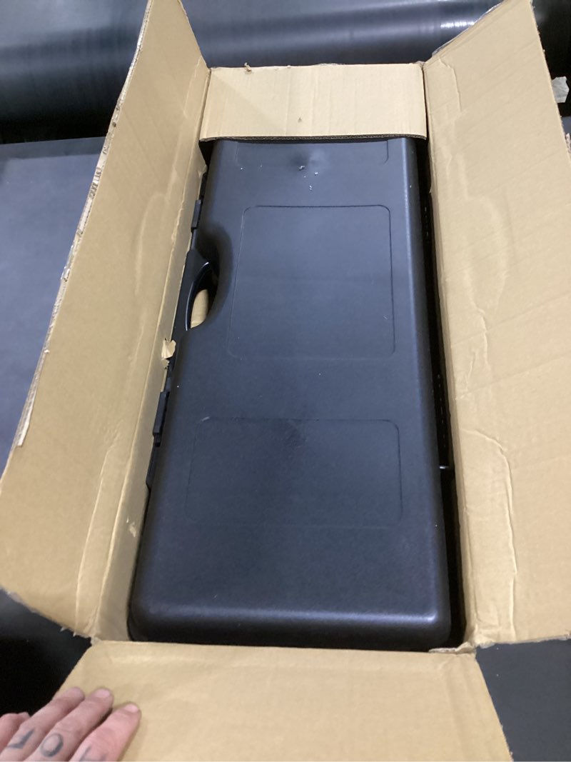 Condition photo showing Good Condition for gun case precision hard locking rifle cases ultra protective case intensive convoluted foam shot gun case | ar accessories | rifle bag | hard gun cases for rifles | shotgun case 33.4" length