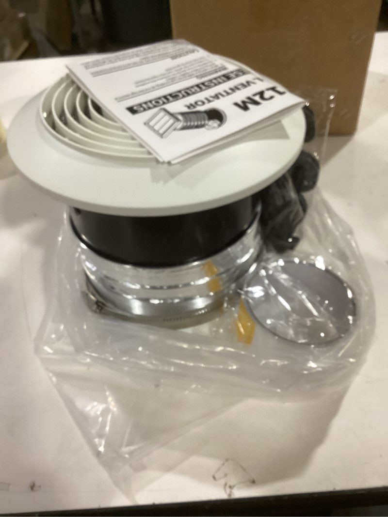 Condition photo showing Good Condition for 512M Bathroom Exhaust Fan, 6 Inch Wall Mounted Kitchen Exhaust Fan with White Grille, 80 CFM 4.0 Sones, 15-Inch Retractable Duct, Garage Fan, Bathroom Fan, Attic Fan