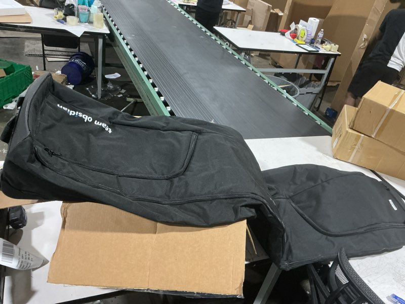 Condition photo showing Good Condition for team obsidian padded ski bag - effortless maneuverability & robust protection for skis - snowboard bag with wheels - waterproof material, confident winter travel