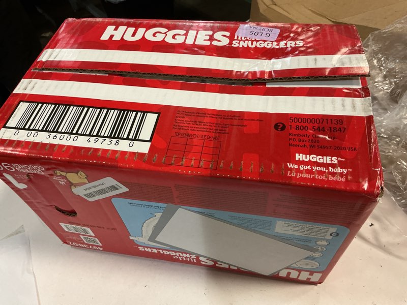 Condition photo showing New/Like New for huggies size 1 diapers, little snugglers baby diapers, size 1 (8-14 lbs), 96 count, packaging may vary size 1 96