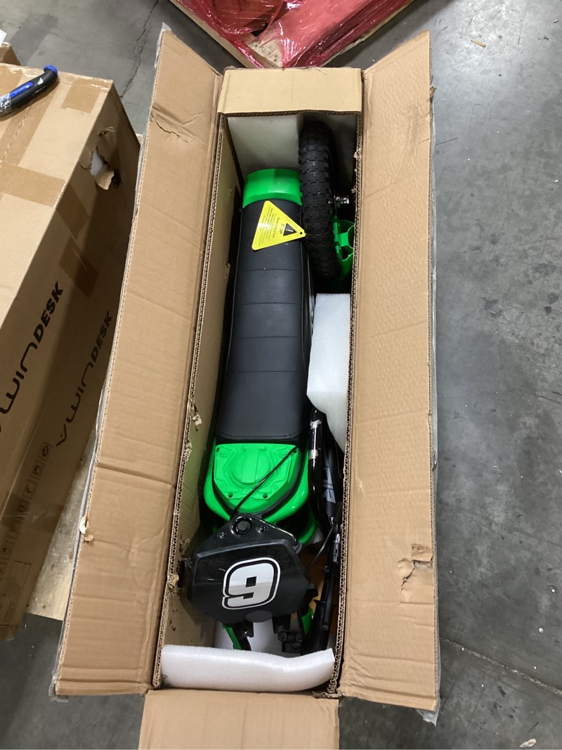 Hetoy 24V Electric Dirt Bike for Kids, 350W Kids Electric Motorcycle, Up to 14.29 MPH, 2-Speed Modes