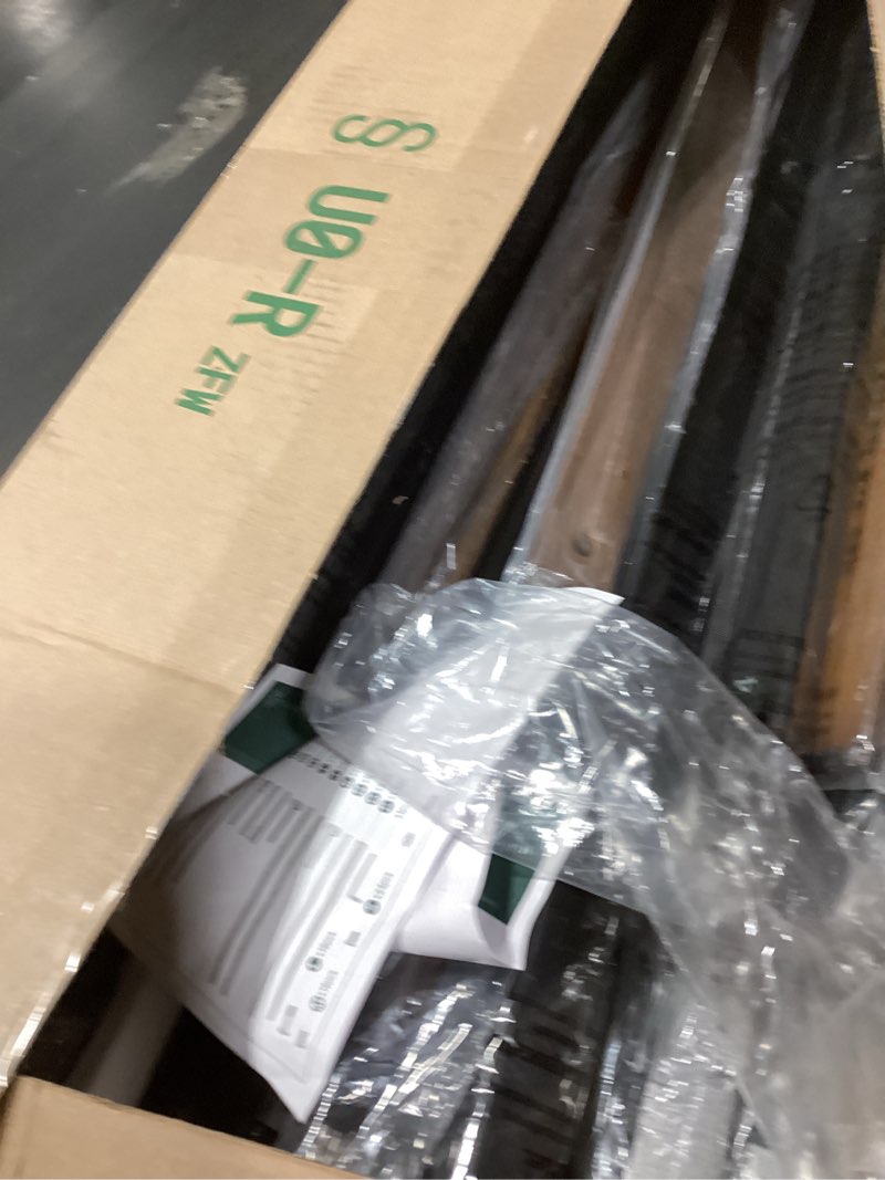 Condition photo showing Good Condition for zinus kai bamboo and metal platform bed frame with headboard, no box spring needed, easy assembly, full, brown full kai
