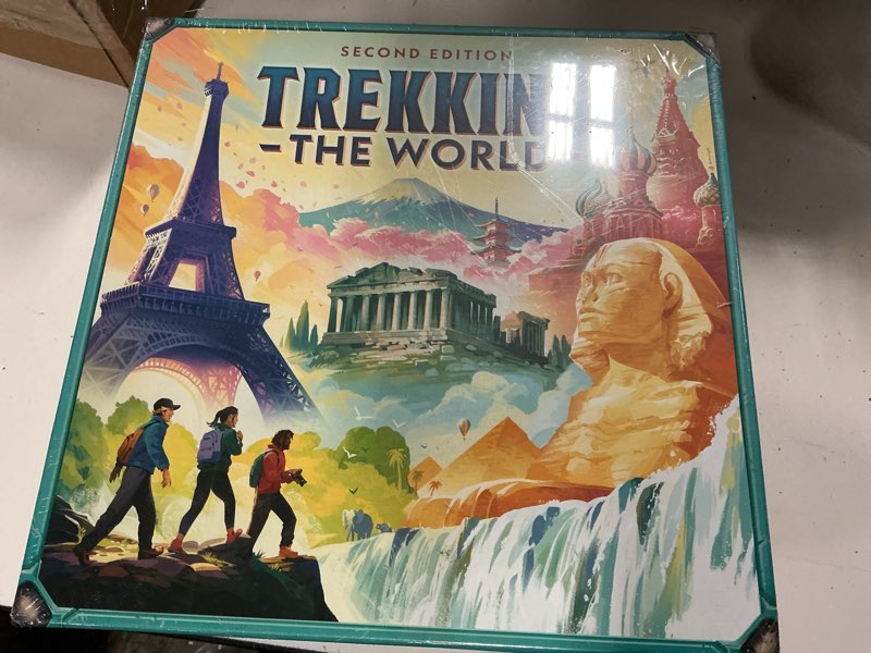 Condition photo showing New/Like New for underdog games trekking the world 2nd edition - award-winning board games for kids & adults ages 12+ - easy-to-learn strategy journey for globetrotters, perfect for family game night & educational fun