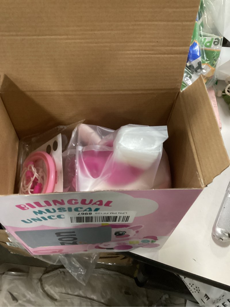 Condition photo showing New/Like New for Unicorn Toys for 1 Year Old Girl Gifts, Musical Educational Baby Toy 6-12-18 Month, 1st Birthday Gift for 1 Year Old Girl Toys, Bilingual Learning Present for 7 8 9 10 12 Month