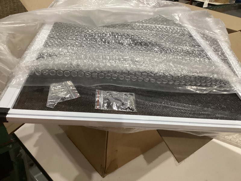 Condition photo showing Good Condition for expandable window screen, 2 pack adjustable window screen (15" h x 21" - 40" w) - medium replacement window screens with frame, durable replacement screen for window 2 packs?15" h x 21" - 40" w?