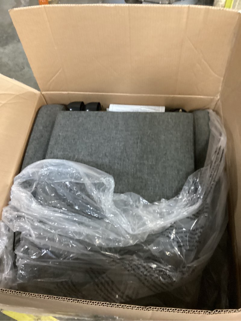Condition photo showing Good Condition for Smug Recliner Chair for Living Room, Linen Recliners, Home Theater Seating with Lumbar Support with Adjustable Backrest and Footrest, Modern Living Room Furniture with Padded Seat Backrest, Grey