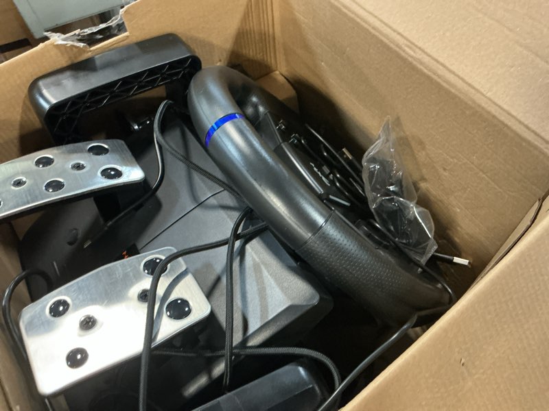 Condition photo showing Good Condition for pxn gaming steering wheel - 270/900° v900 gen2 sim racing wheel with pedals paddle shifter - for xbox one,series s|x, pc, ps4, switch
