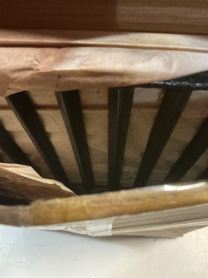 Condition photo showing New/Like New for adviace 19.5 inch cast iron grill grates for weber genesis 300, genesis e310 e320 e330 s310 s320 s330 ep310 ep320 ep330 gas grill, 7528 7524 cooking grates for weber genesis grill replacement parts. 19.5'' - genesis 300