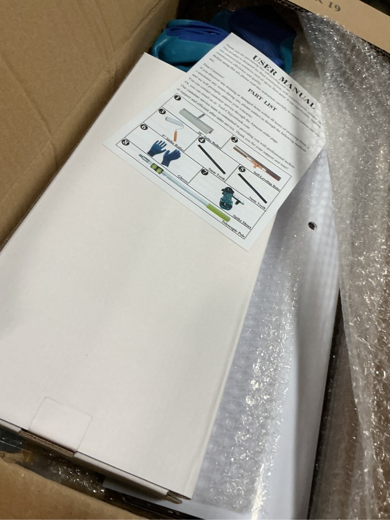 Condition photo showing As Is for Self Leveling Cement Tool Kit,Epoxy Floor Kit,Self-Leveling Rake,Spike Shoes for Epoxy Flooring,Spike Roller for Self-Leveling,Floor Leveling Tools, 23.62~55.12 inch Telescopic Pole