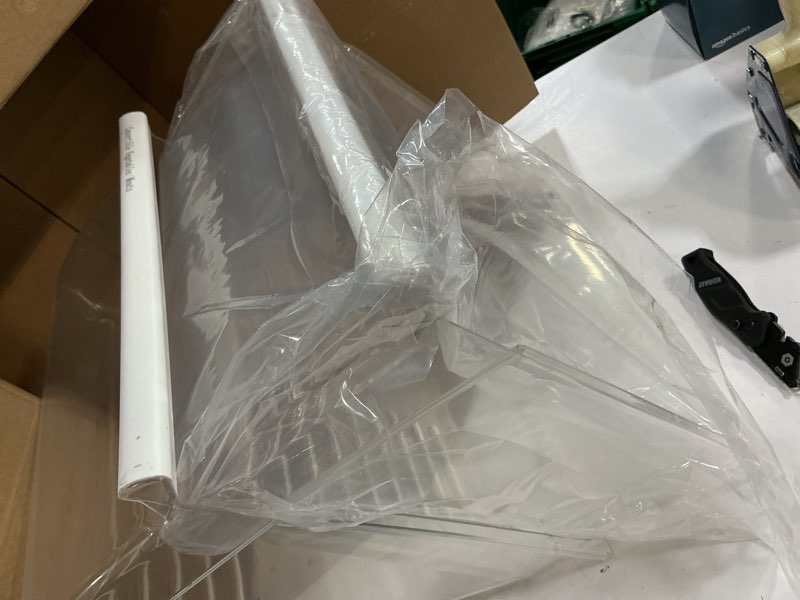 Condition photo showing As Is for [2 pack] upgraded 2188656 fridge crisper drawer humidity control drawer upper & 2188664 crisper bin lower for whirlpool fridge crisper drawer,kenmore whirlpool refrigerator drawer replacement parts