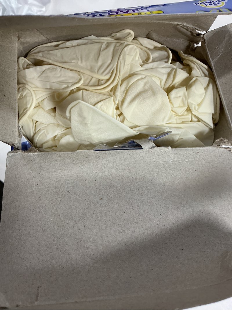Condition photo showing Good Condition for Disposable XL-Large Latex Gloves, LAT104 Powdered, Smooth Touch, Food Service Grade, Non-Sterile [100PCS/Pack]