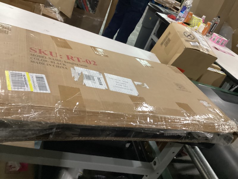 Condition photo showing As Is for Black hanging table