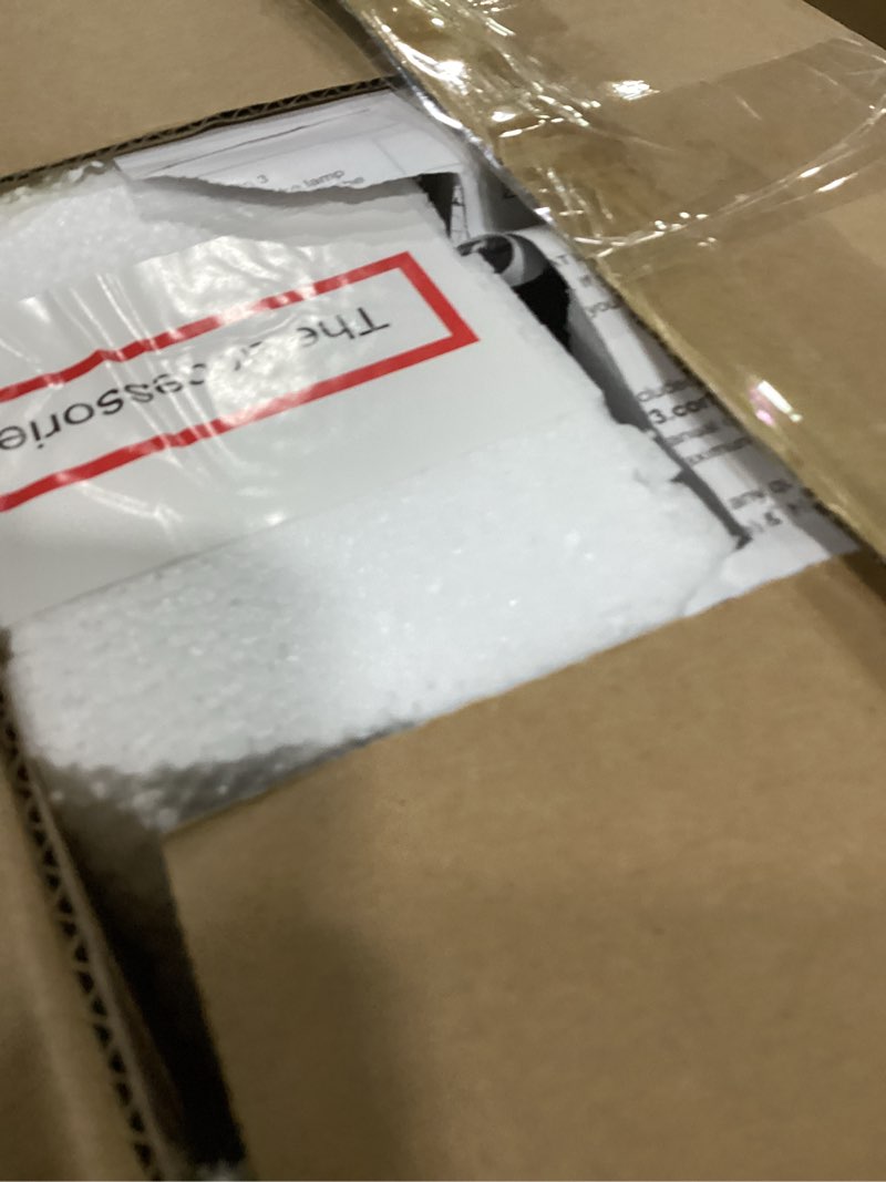 Condition photo showing Good Condition for PoKat 26'' Farmhouse Ceramic Table Lamps Set of 2, Blue Bedside Lamps for Living Room, Nightstand Lamps for Bedroom Night Stands, Bedroom Lamps for Side Table End Table Hallway, Blue 26‘’ Tall - Blue