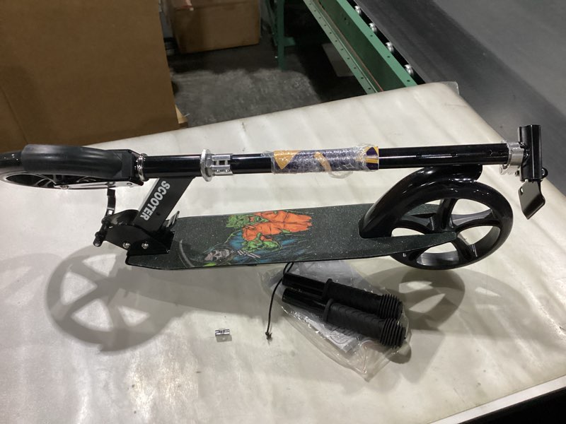 Condition photo showing As Is for Nattork Scooter for Kids 8-12, Teens and Adults- Adjustable Height Folding Kick Scooter with Large S