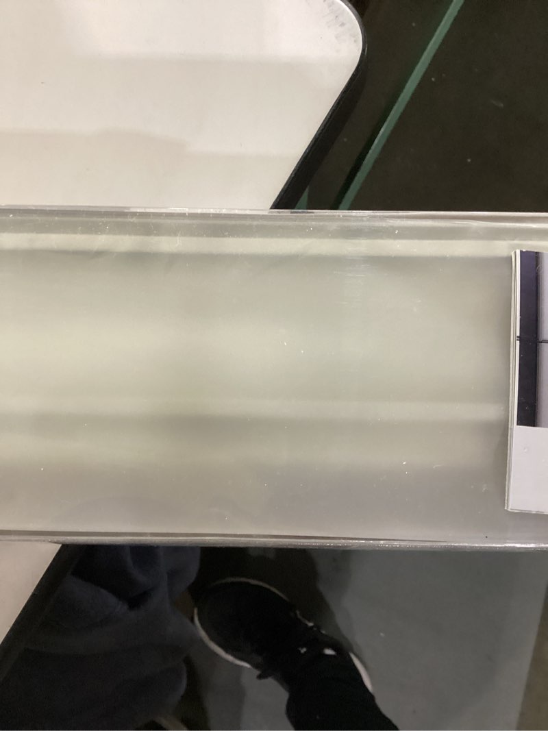 Condition photo showing New/Like New for aosky cordless zebra blinds for windows pull down roller window shades dual layer light filtering privacy for day and night, free-stop door shades for home easy to install linen cream 23" w x 72" h 23"w x 72"h linen cream