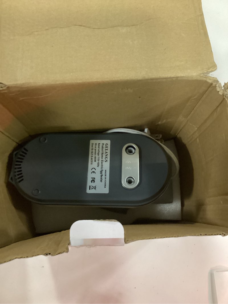 Condition photo showing Good Condition for hand mixer, 5-speed electric with turbo boost, white, copper motor, 400w, dishwasher-safe attachments for baking, whipping, dough