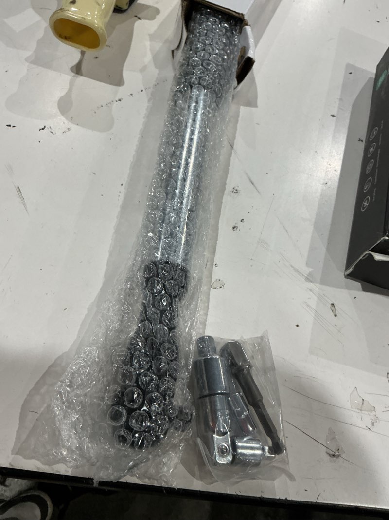 Condition photo showing Good Condition for 1/2" offset extension wrench set with 3/8" & 1/4" adapters set, heavy duty ratchet wrench extender for electric drill, impact socket adapter kit for tight spaces