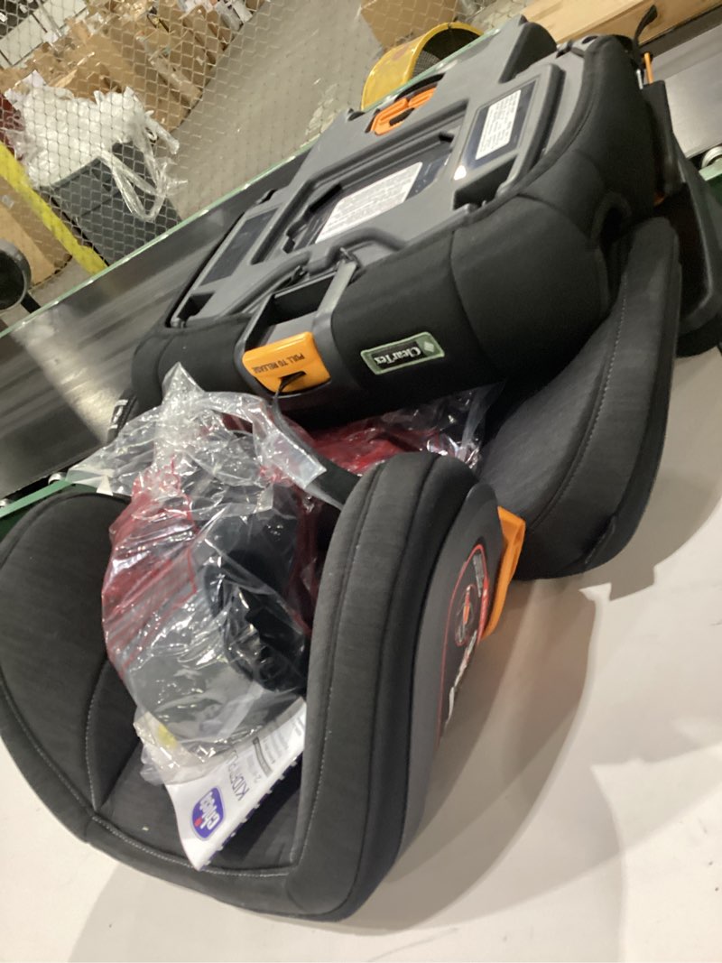 Condition photo showing Good Condition for chicco kidfit cleartex plus 2-in-1 belt-positioning booster car seat, backless and high back booster seat, for children aged 4 years and up and 40-100 lbs., obsidian/black kidfit cleartex plus obsidian