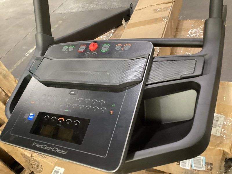 Condition photo showing As Is for incomplete missing treadmill *proform carbon tl folding treadmill with ifit