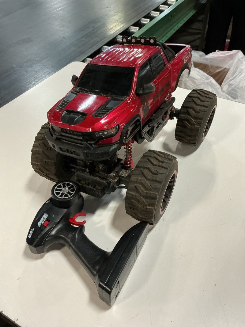 Condition photo showing As Is for adventure force 1:10 ram truck radio controlled vehicle