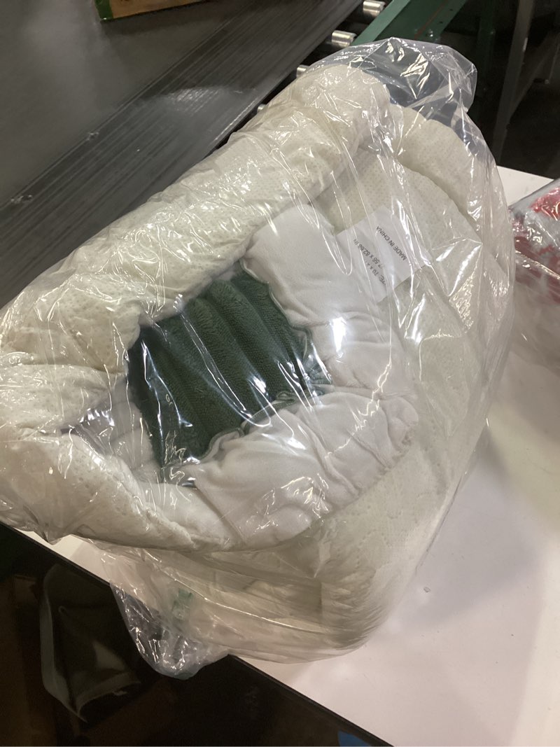 Condition photo showing Good Condition for Couch Cover for Dogs Washable, Sofa Cover Protector, Couch Covers for 3 Cushion Couch Sofa Pet Friendly, Soft, Non Slip (Dark Green, 27.6 x 70.9 Inch) 27.6 x 70.9 Inch Dark Green