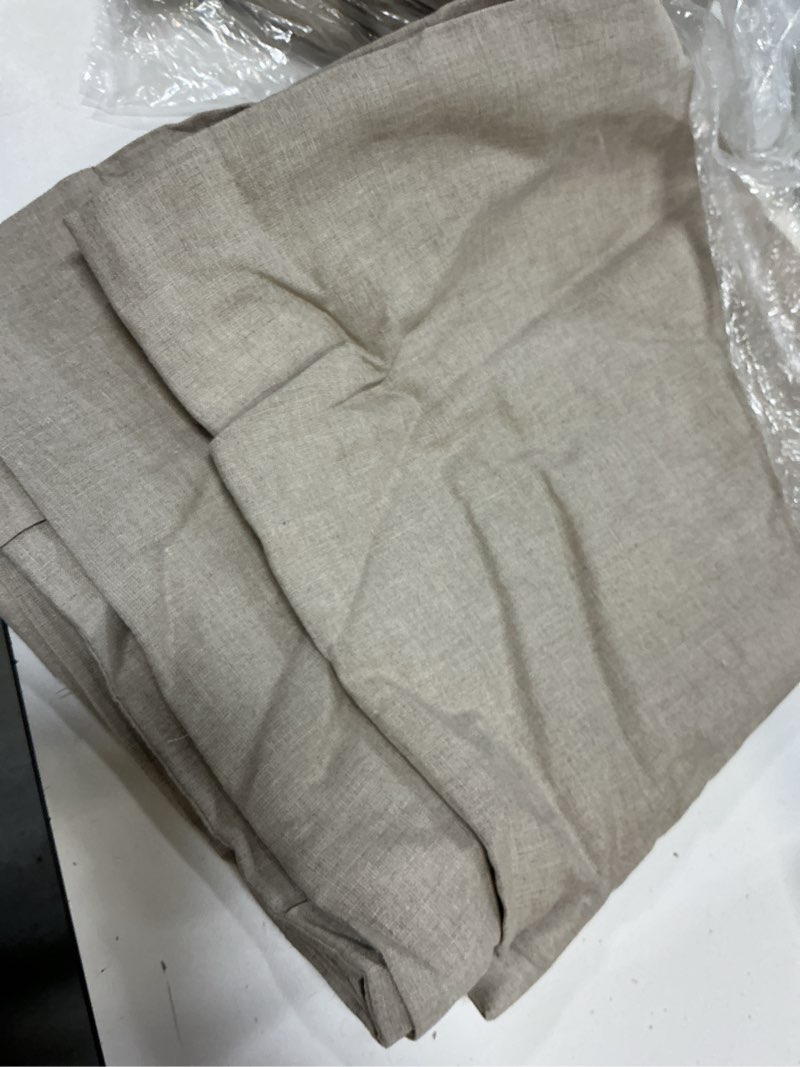 Condition photo showing Good Condition for quince european linen true blackout curtain single panel 48 in x 108 in