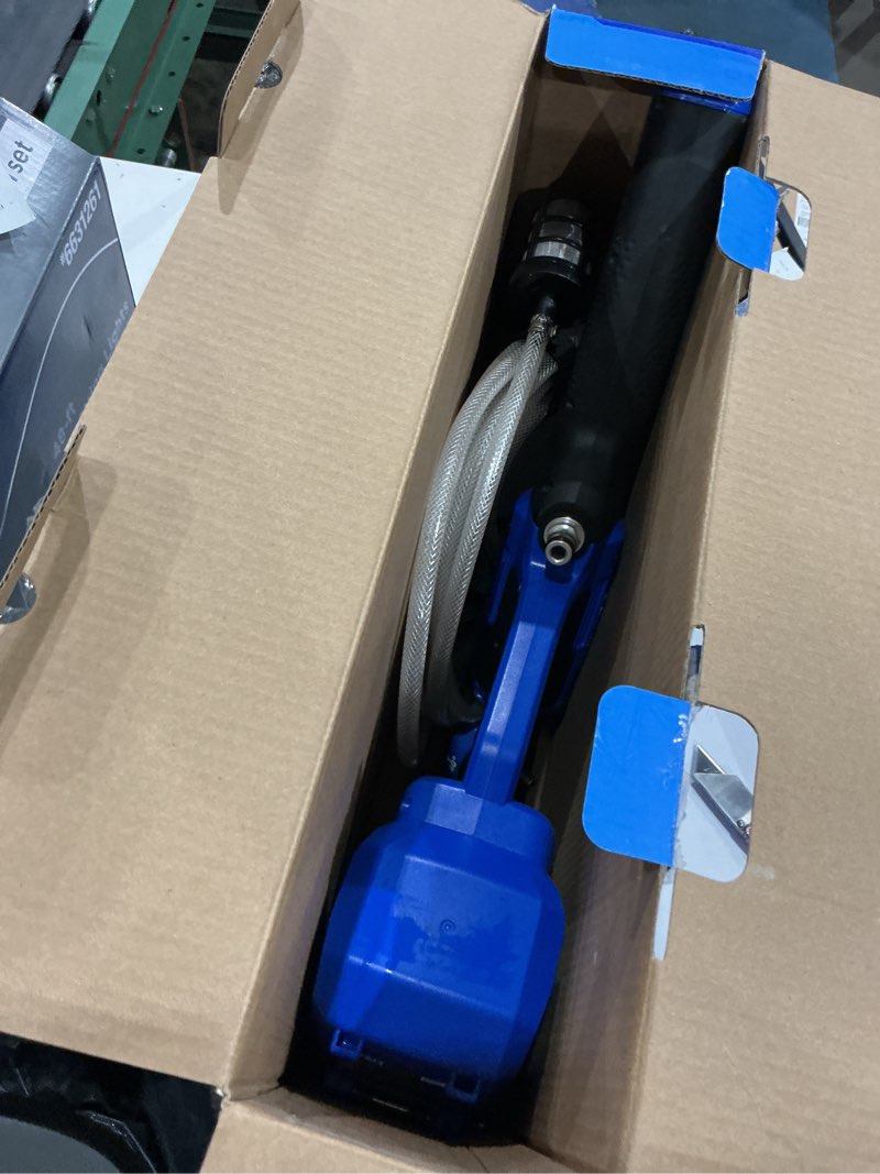 Condition photo showing As Is for no battery)))))kobalt 700-psi 0.8-gpm cold water battery outdoor power cleaner with 1 spray tips