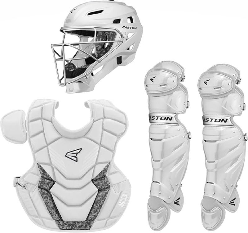 easton | gametime mojo catcher's kit | white | intermediate