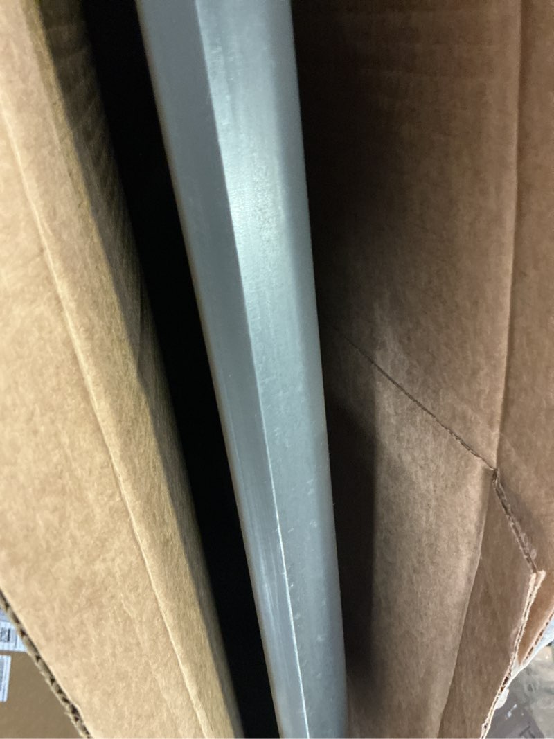Condition photo showing Good Condition for camco 20784 low profile washing machine drain pan with pvc fitting, 30 ½-inch x 34 ½-inch, graphite - protects your floors from washing machine leaks - easy to use standard packaging graphite 30.5" x 34.5"