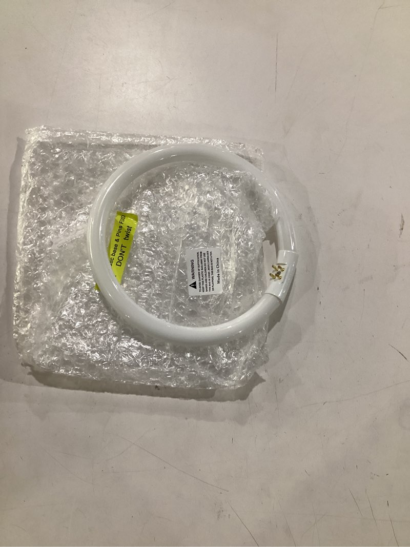 Condition photo showing Good Condition for t5 22w circular bulb,7.25 inch 22w t5 fluorescent round tube replacement for floxite, zadro, rialto makeup magnifying vanity mirror, 6500k daylight 7.25 inch dia.