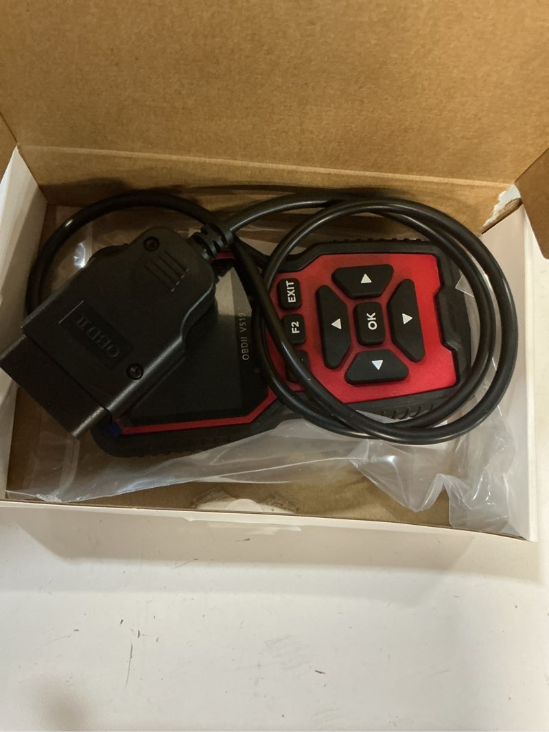 Condition photo showing Good Condition for V519 OBD2 Diagnostic Scanner Tool - Vechicle Check Engine Light Code Reader with Battery Voltage Tester, I/M Readiness, Reset, and Code Eraser for All OBDII Car Since 1996 Red