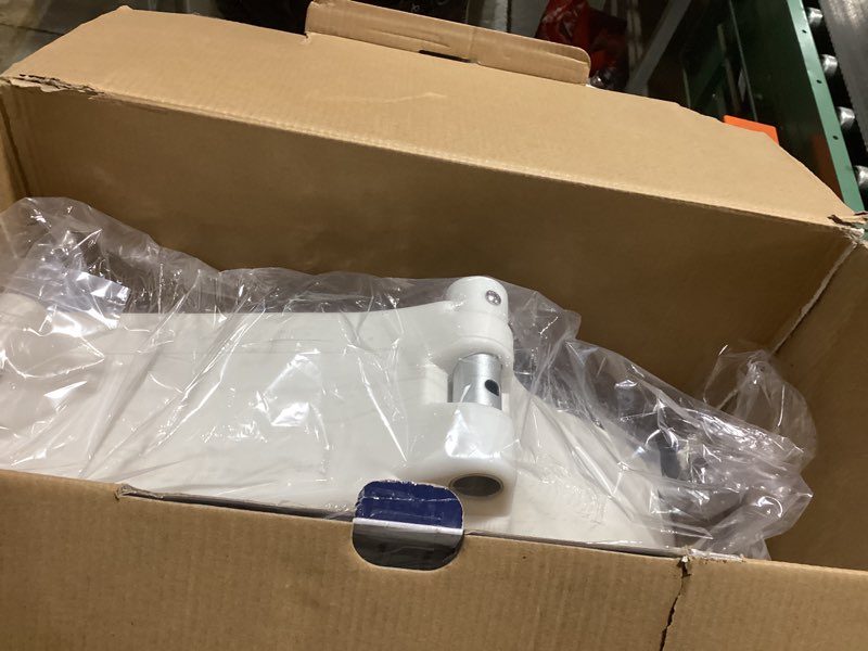 Condition photo showing Good Condition for Drive Medical 2-in-1 Raised Toilet Seat with Removable Padded Arms - Elevated Bathroom Safety Support - Secure Locking Attachment - Easy Height Assistance - Durable Plastic Construction Standard