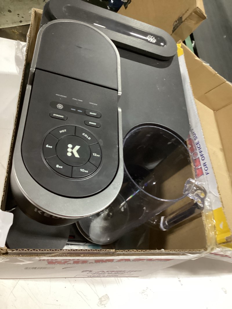 Condition photo showing As Is for Keurig K-Brew+Chill Iced or Hot Single-Serve K-Cup Coffee Maker with MultiStream and QuickChill Technology, 70oz. Removable Reservoir