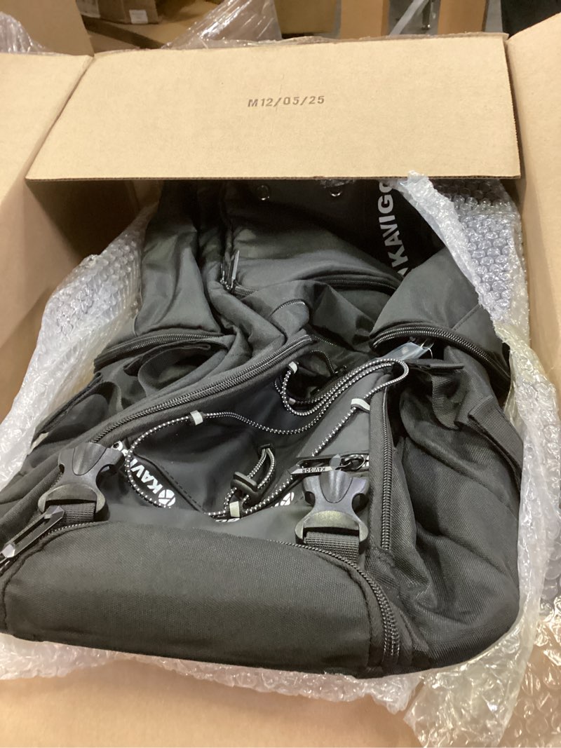 Condition photo showing Good Condition for Rolling Baseball Bag with Wheels, 60L Capacity Softball Bag Holds 4 Bats for Boys and Girls, Youth Equipment Bag with Shoe Compartment Black