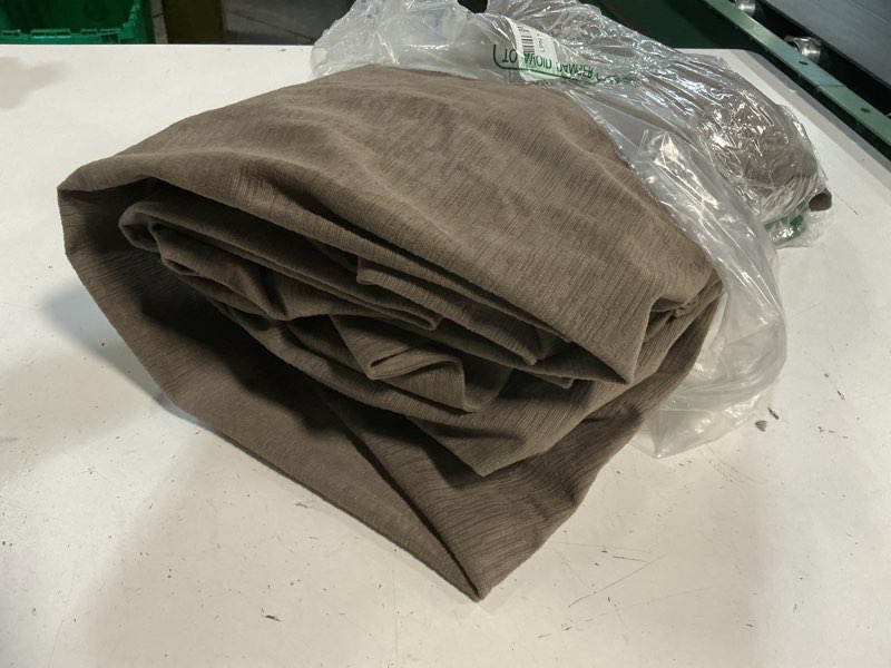 Condition photo showing As Is for brown velvet curtains 84 inches long for living room bedroom gold luxury vintage pinch pleat blackout thermal insulated curtain drapes soft velvet window treatment home decor(2 panels,40 x 84) browngold 40"w x 84"l (pack of 2)