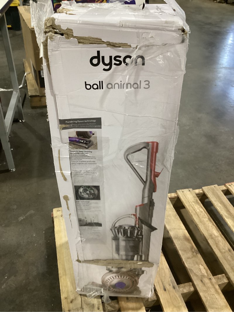 Condition photo showing As Is for Dyson Ball Animal 3 Upright Vacuum, Corded, 290AW, De-tangling Motorbar Cleaner Head for All Floors, 3 Suction Modes